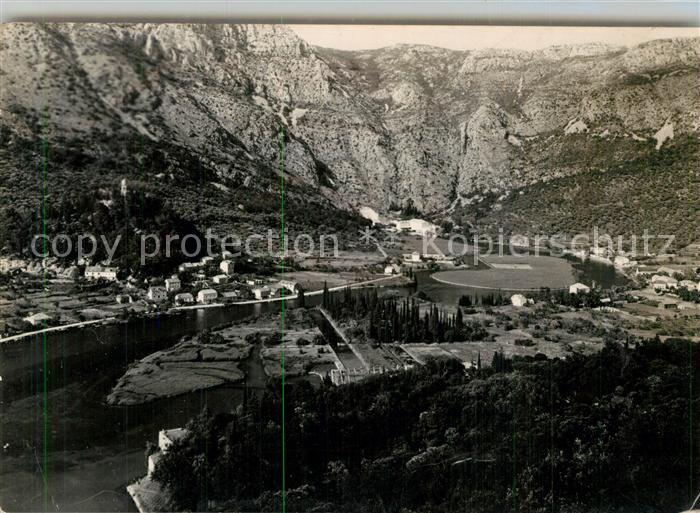 Dubrovnik Ragusa Fliegeraufnahme Ombla Quelle