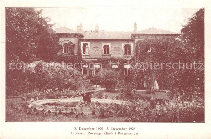 Daenemark Professor Rovings Klinik Rosenvaenget