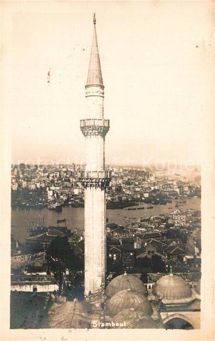 Istanbul Constantinopel Stadtpanorama Moschee NZ4