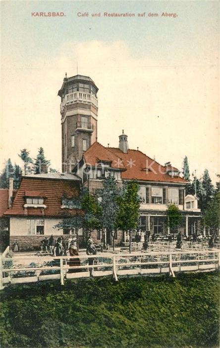 Karlsbad Eger Caf Restauration Aberg