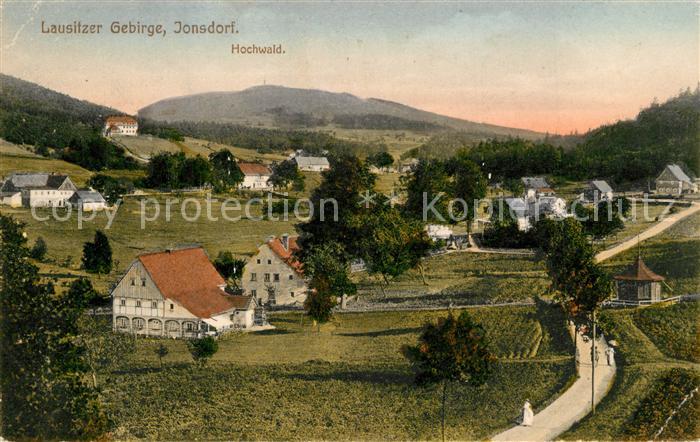 Jonsdorf Janov u Hrenska Lausitzer Gebirge Hochwald