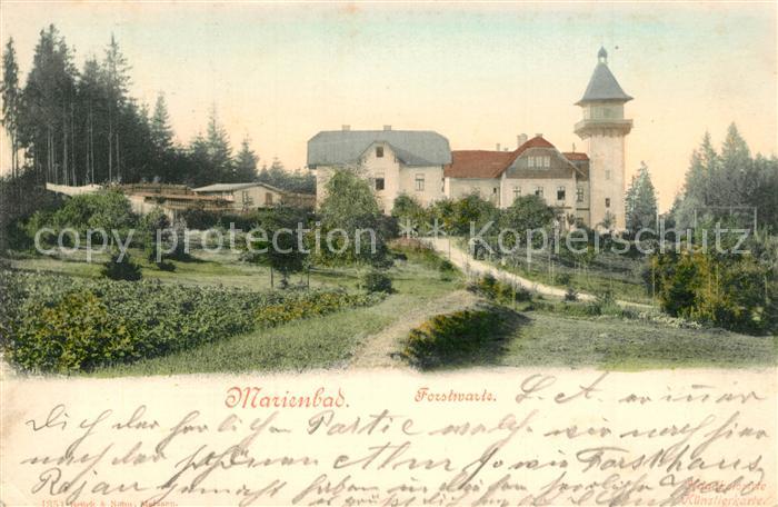 Marienbad Tschechien Boehmen Forstwarte