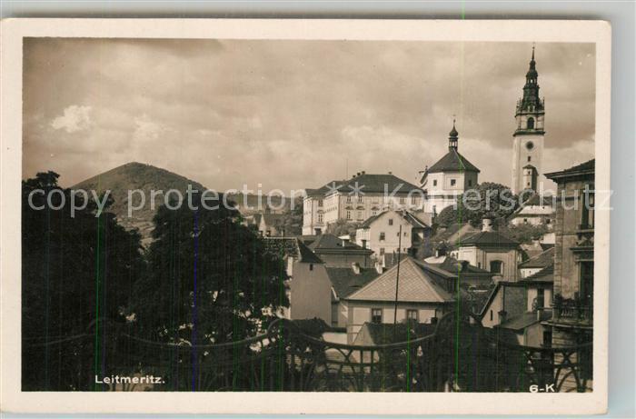 Leitmeritz Litomerice Nordboehmen Panorama