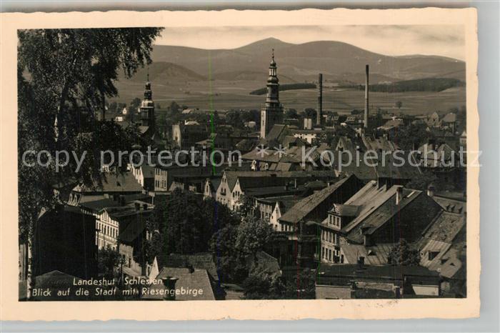 Landeshut Schlesien Stadtpanorama