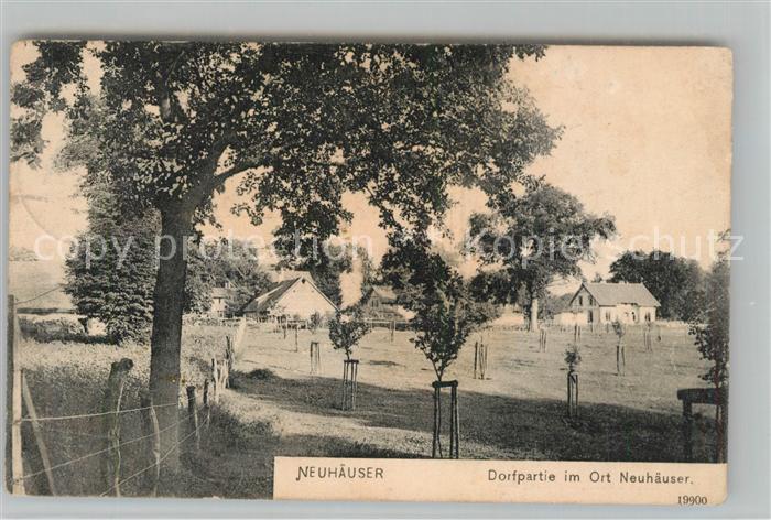 Neuhaeuser Ostpreussen Dorfpartie