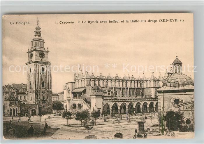 Cracovia La Pologne Rathaus