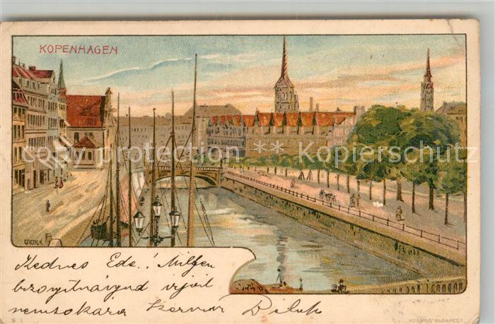 Kopenhagen Hafen Panorama