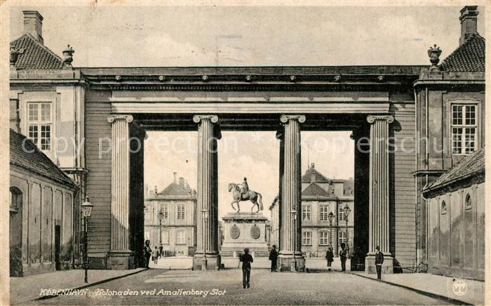 Kobenhavn Kolonaden Amalenberg Slot