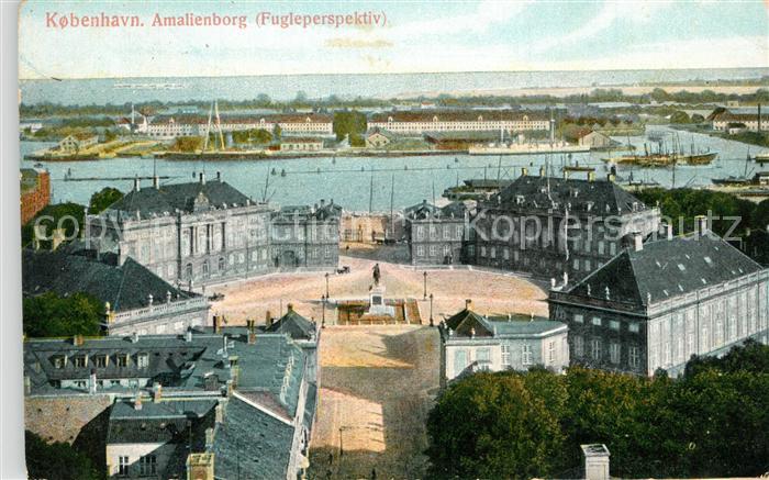 Kobenhavn Amalienborg Fliegeraufnahme