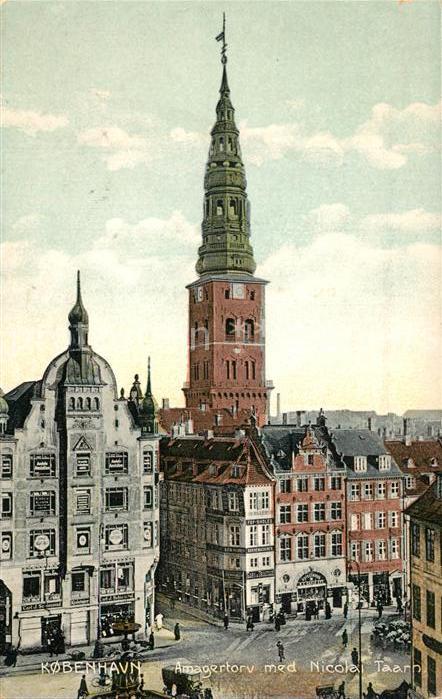 Kopenhagen Amagrtorv Nicolai Taarn