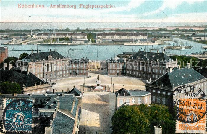 Kobenhavn Amalienborg Fliegeraufnahme