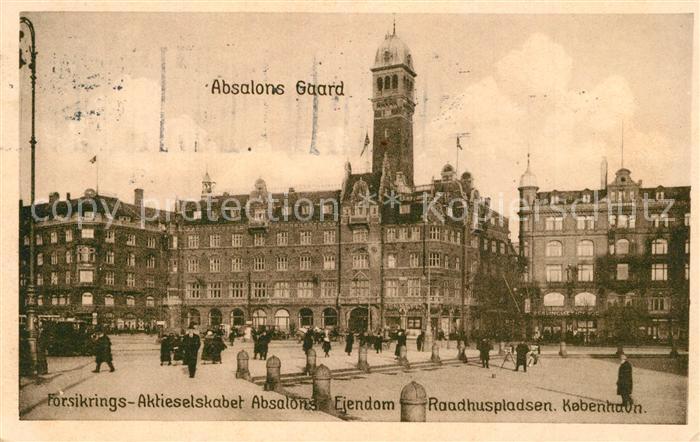 Kobenhavn Absalons Gaard Raadhuspladsen