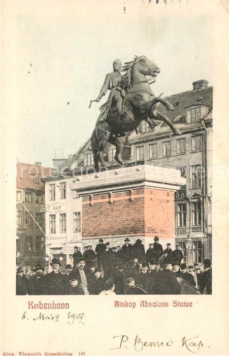 Kobenhavn Biskop Absalons Statue
