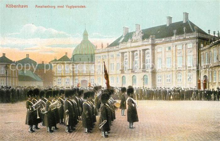 Kobenhavn Amalienborg Vagtparaden