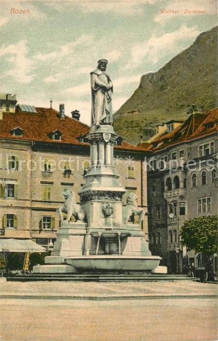 Bozen Suedtirol Walther-Denkmal