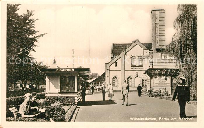 Wilhelmshaven  CITY Partie am Bahnhof Kiosk