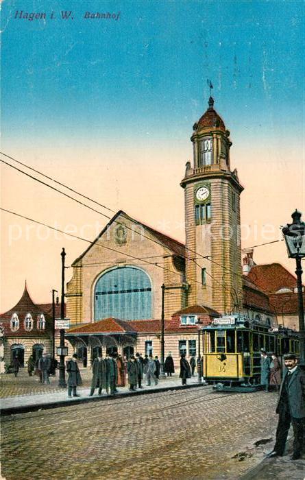 Hagen Westfalen Bahnhof Strassenbahn