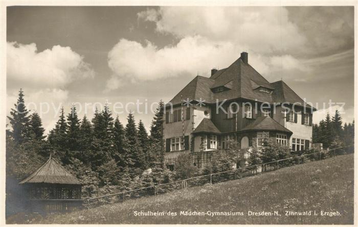 Zinnwald-Georgenfeld Schulheim des Maedchengymnasiums Dresden