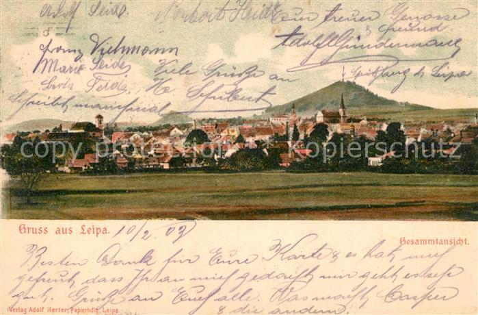 Leipa Boehmen Ceska Lipa Panorama