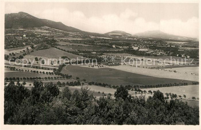 Leitmeritz Litomerice Nordboehmen Landschaftspanorama Sudetengau