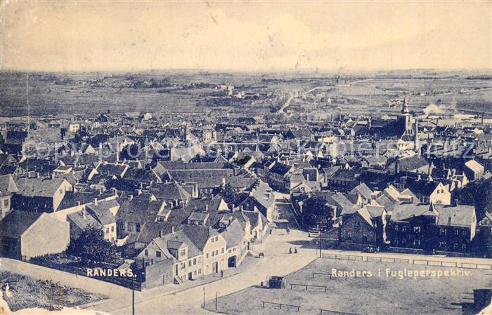 Randers i Fugleperspektiv Fliegeraufnahme