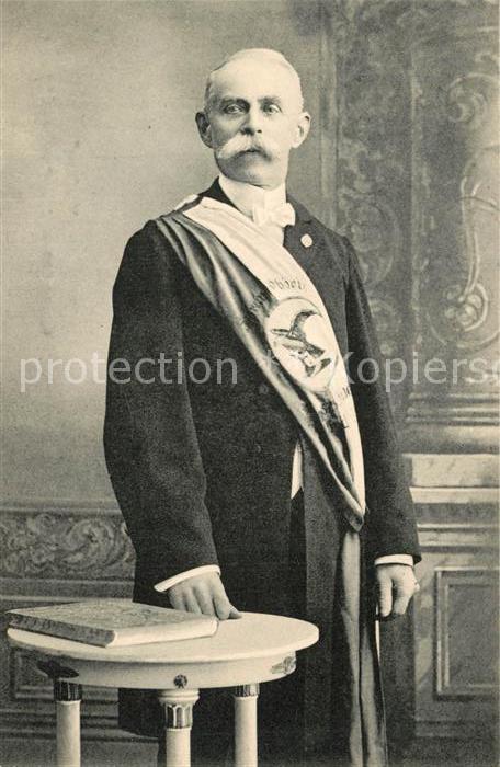 LEIPZIG Sachsen Herr mit Frack Ehrung Schaerpe Zum 25jaehrigen Jubilaeum des Ver