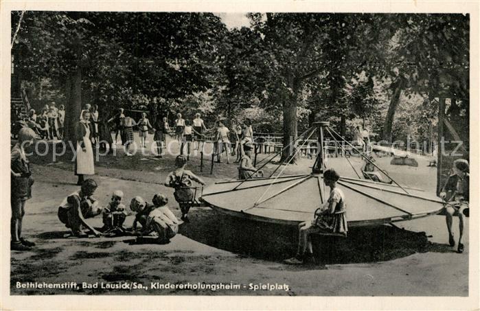 Bad Lausick Bethlehemstift Kindererholungsheim Spielplatz