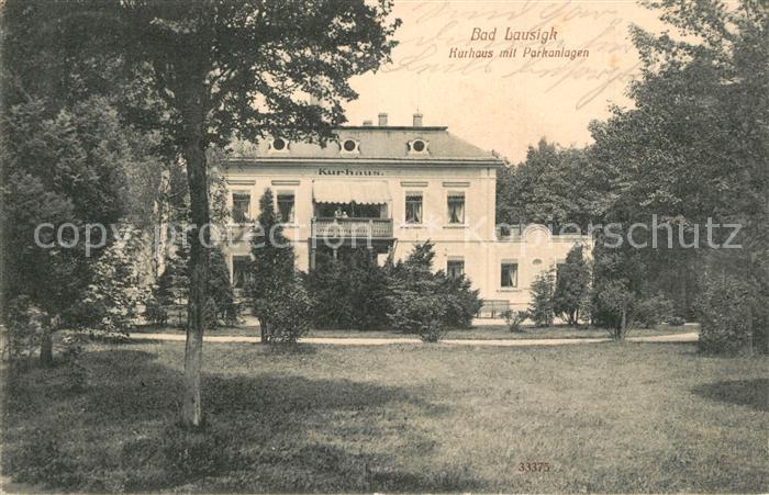 Bad Lausick Kurhaus Parkanlagen