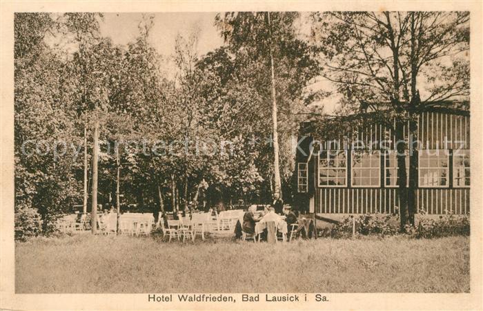 Bad Lausick Hotel Waldfrieden Restaurant Terrasse
