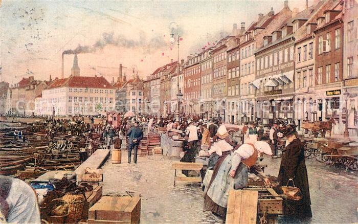 Kobenhavn Ved Gammelstrand Zensur Stempel