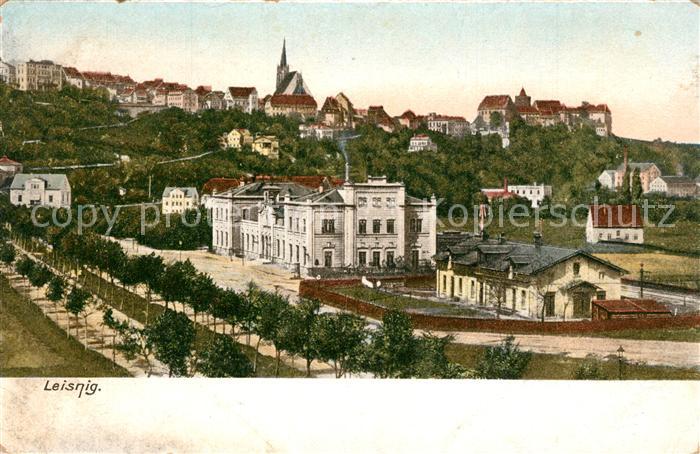 Leisnig Teilansicht mit Kirche