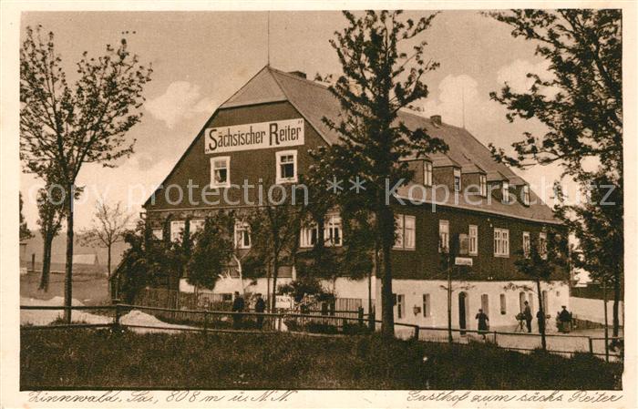 Zinnwald-Georgenfeld Gasthof zum Saechsischen Reiter