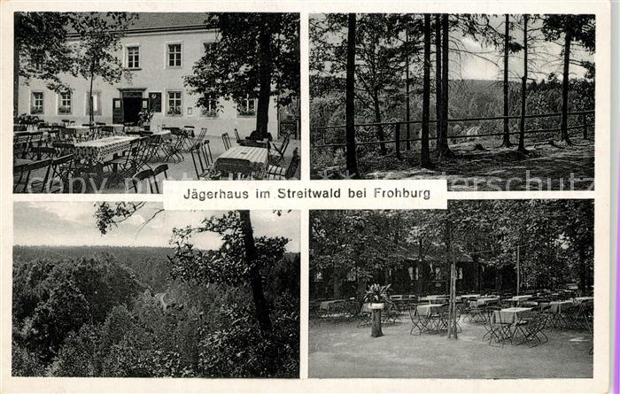 Frohburg Walderholungsstaette Jaegerhaus im Streitwald Landschaftspanorama