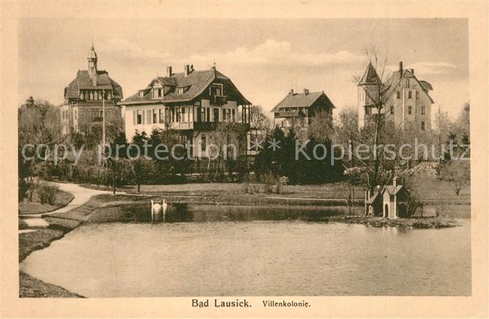 Bad Lausick Villenkolonie Schwanenteich
