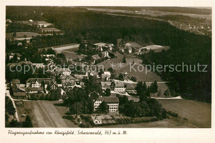 Koenigsfeld Schwarzwald Fliegeraufnahme