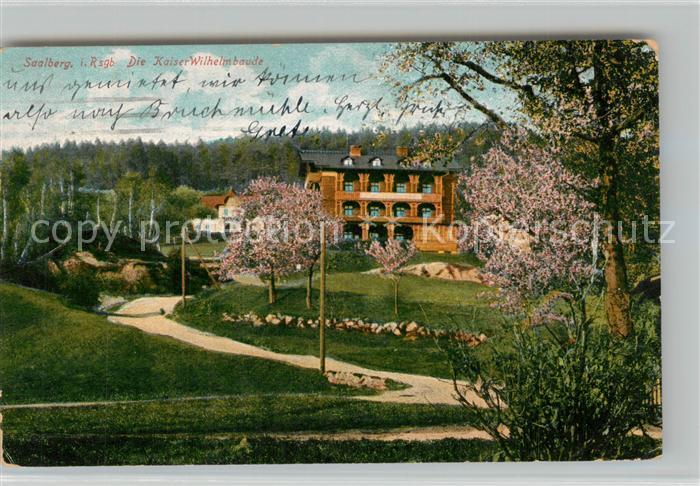 Saalberg Riesengebirge Kaiser Wilhelm Baude Baumbluete