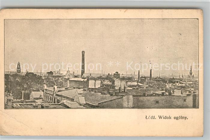 Litzmannstadt Lodz Widok ogolny Gesamtansicht
