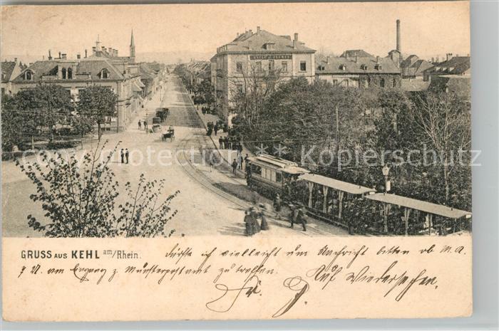 Kehl Rhein Hauptstrasse Strassenbahn