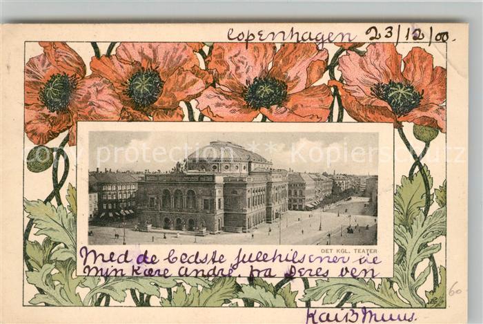Kopenhagen Kgl. Teater Theater Kuenstlerkarte