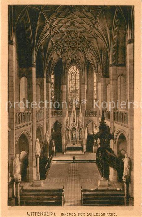 Wittenberg Limburg Inneres der Schlosskirche