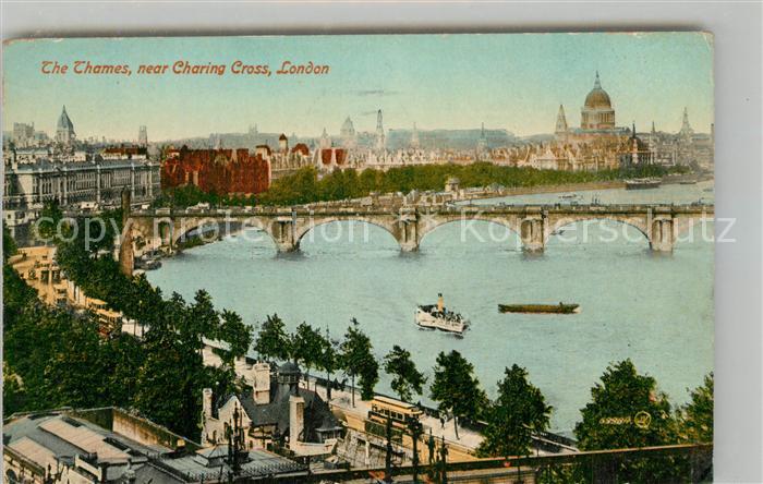 London The Thames Charing Cross