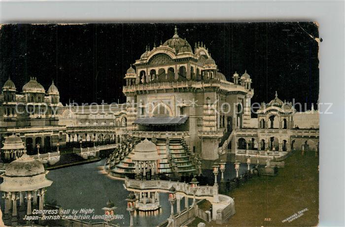 London Congress Hall Nacht Japan British Exhibition