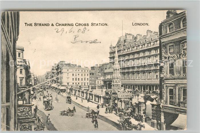 London Strand Charing Cross Station