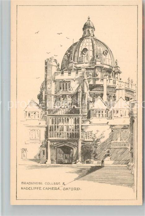 Oxford Oxfordshire Brasenose College Radcliffe Camera