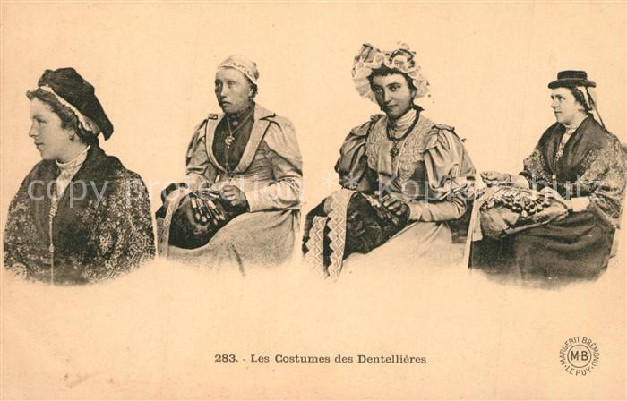 Trachten Frankreich Costumes des Dentellieres