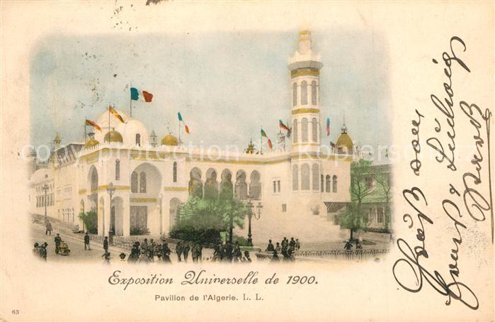 Exposition Universelle Paris 1900 Pavillon de l'Algerie