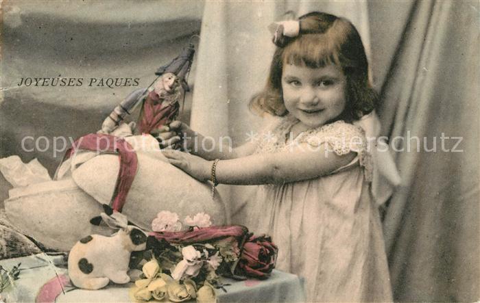 Kinder Child Enfants Ostern Hase Spielzeug