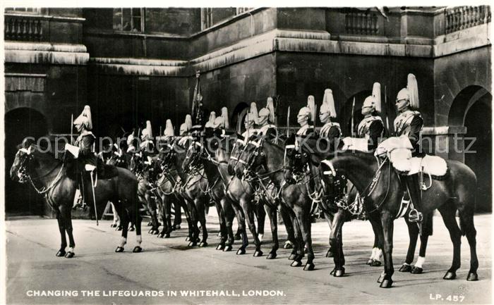 Leibgarde Wache Changing the Lifeguards Whitehall Londo