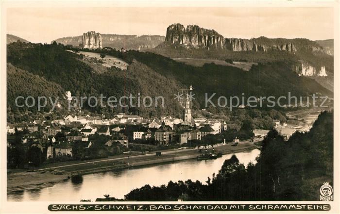 Foto Hahn Nr. 3316 Bad Schandau Schrammsteine
