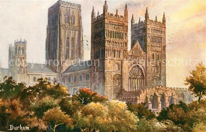 Verlag Tucks Oilette Nr. 9463 Durham Cathedral